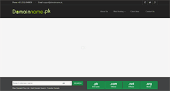 Desktop Screenshot of domainname.pk